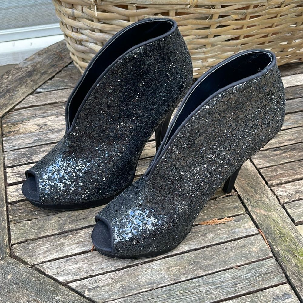 Nina New York Heeled Peep Toe Booties